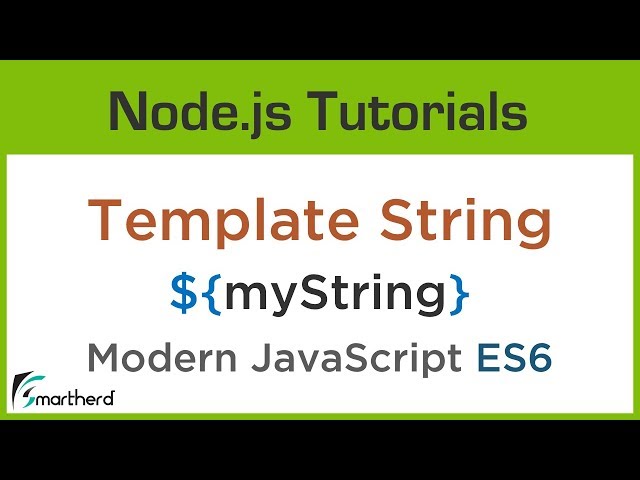 JavaScript Template String. String Interpolation in ES6. Use Back Ticks #2.7