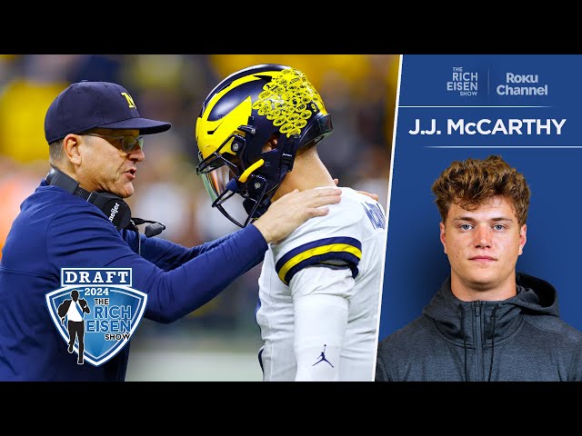 JJ McCarthy: It Was “Bitter Pill” at Times Playing in Harbaugh’s Run-First Offense | Rich Eisen Show