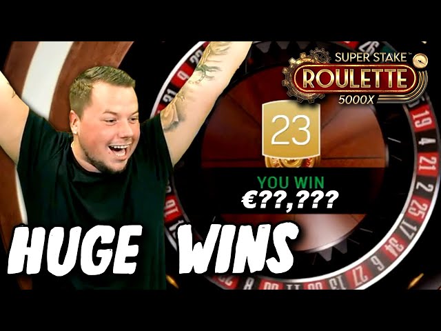 Roulette Player WINS HUGE on New Super Stake Roulette