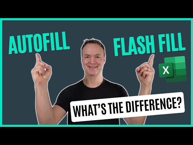 How to use AutoFill & Flash Fill in Excel - Tips for Beginners