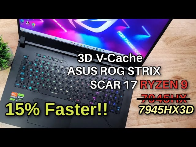 3D V-Cache AMD Ryzen 9 7945HX3D Laptop - 15% FASTER!!
