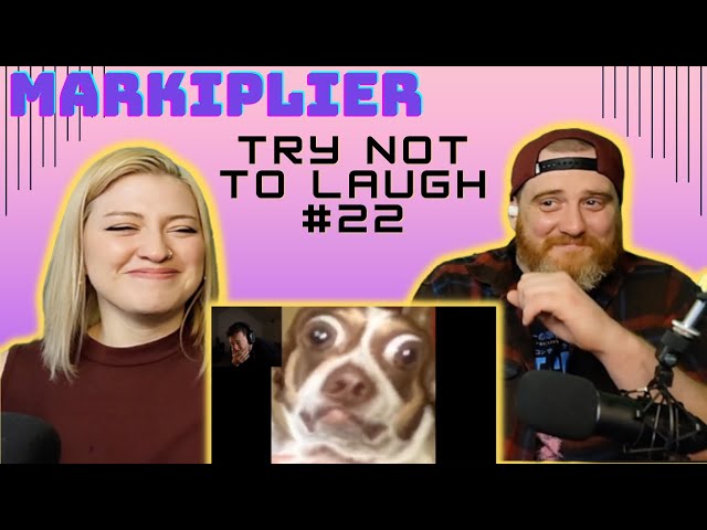 "Try Not To Laugh Challenge #22" @markiplier  | HatGuy & Nikki react