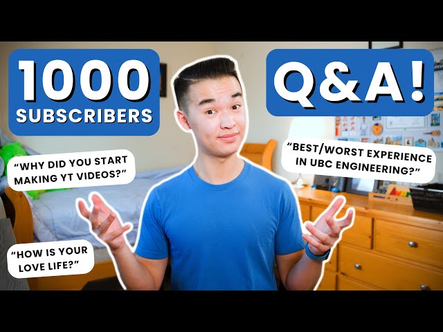 1000 SUBSCRIBERS Q&A - Answering YOUR Questions!