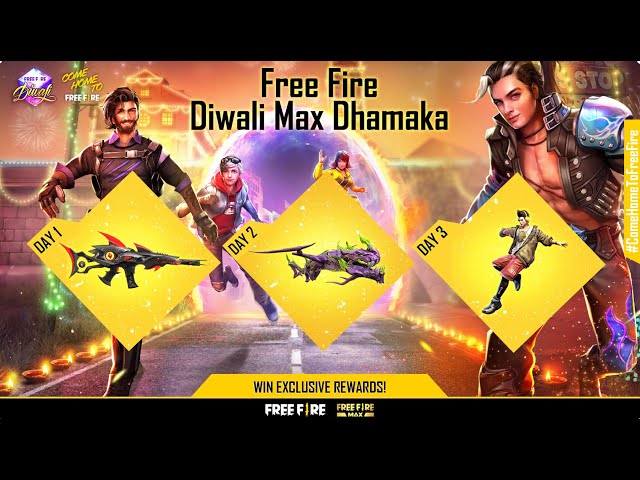 Diwali Max Dhamaka || Evo Scar Gun Reward || Garena Free Fire