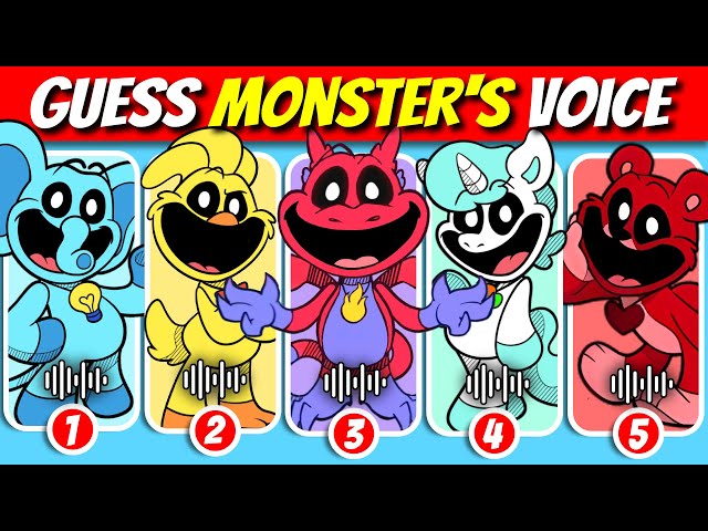 🔊🎤🎵Guess the Smiling Critters Voice (Poppy Playtime Characters) Compilation | Quiz Meme Song