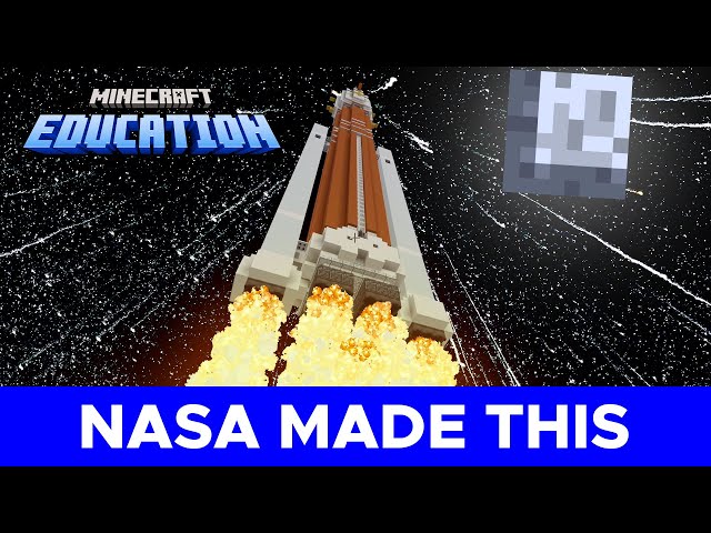 Trying NASA's FREE Rocket Build Minecraft DLC!!! (Minecraft Bedrock Marketplace)