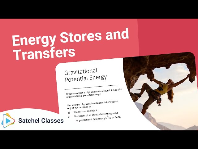 Energy Stores and Transfers | Science | Satchel Classes