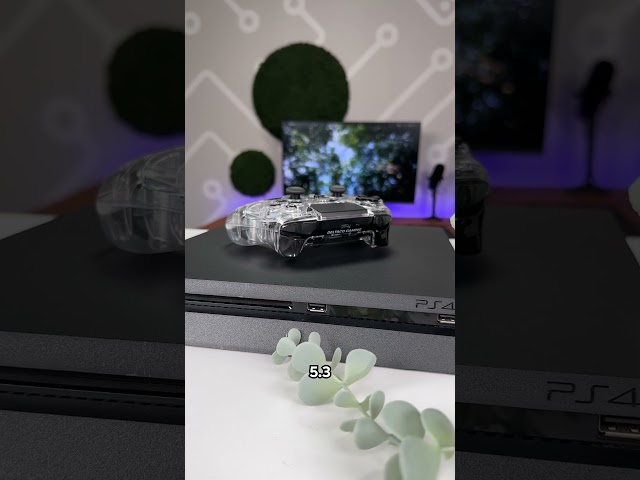 DELTACO Gaming PS4/PC-kontroller Transparent RGB 🎮