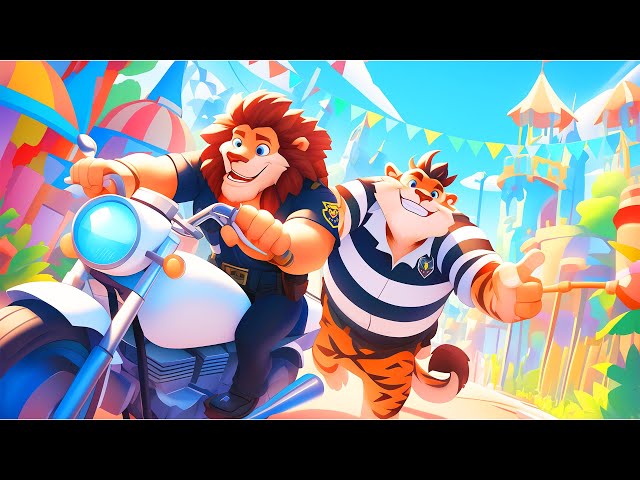 Little Police Chases After The Honey Thief 🔥👮 | Police Cartoon | Funny Cartoon Kids | Leo Family🎤🎶