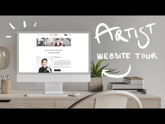 A tour of my artist website & shop (+ tips for designing your own)