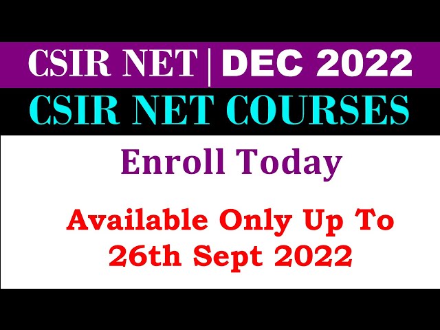 #csirnet #mathematics #DEC2022 | CSIR NET Courses