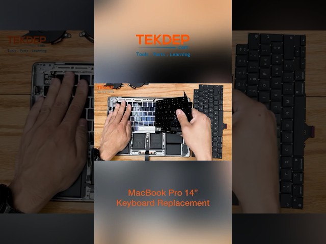Keyboard Replacement - 2021 MacBook Pro 14” A2442 Guide #apple #macbook #macbookpro