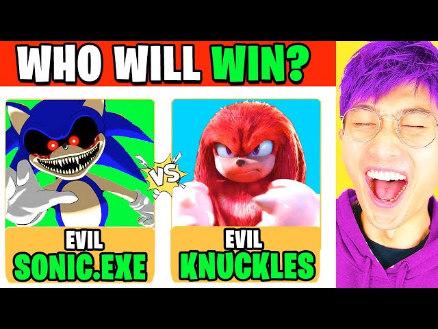 Can You Guess WHO WOULD WIN?! (SPONGEBOB vs MOMMY LONG LEGS vs SONIC.EXE!)