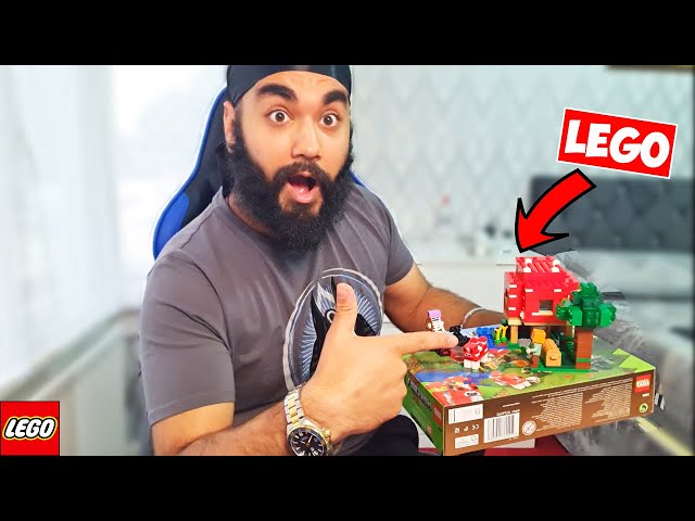 I Built A Minecraft Tree House Using LEGO