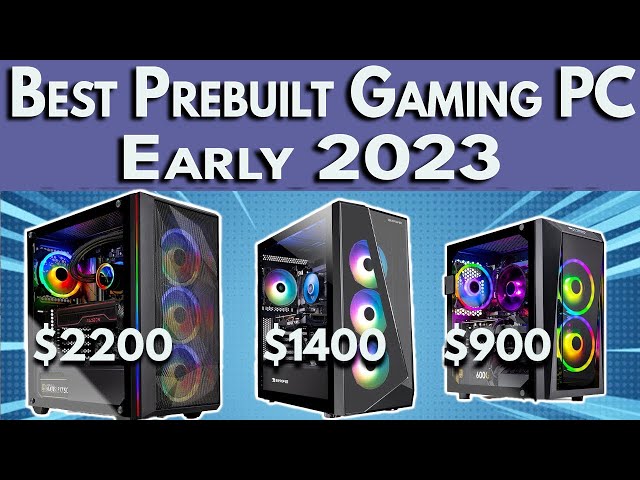Best Prebuilt Gaming PC 2023 | 1080p, 1440p, 4K Gaming | Best Gaming PC 2023