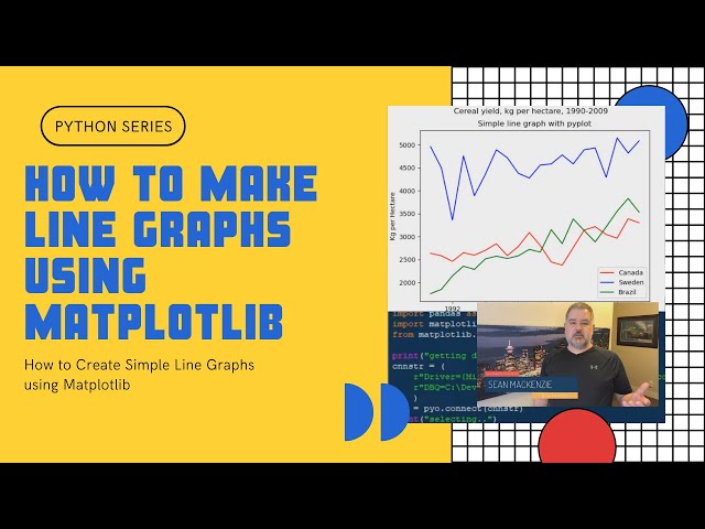 Matplotlib Line Graph - How to Create a Line Graph in Python With Matplotlib