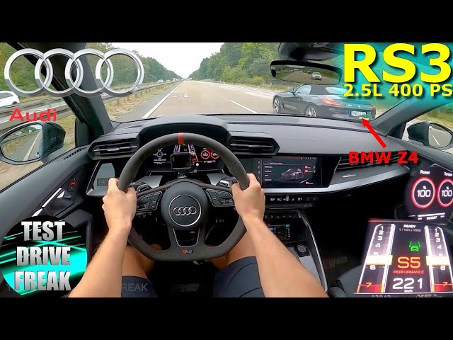 2022 Audi RS3 Sportback 400 PS TOP SPEED AUTOBAHN DRIVE POV