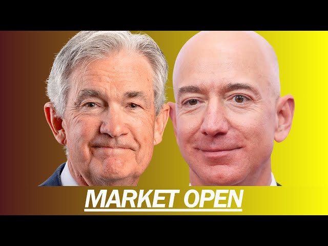 BITCOIN BELOW $59K, AMAZON EARNINGS,  JEROME POWELL DECIDES EVERYTHING TODAY | MARKET OPEN