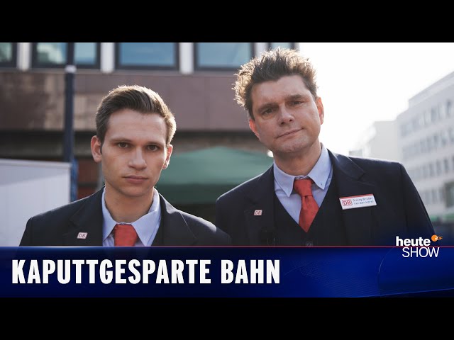 Veraltet und verspätet: Lutz und Fabian machen Bestandsaufnahme bei der Deutschen Bahn | heute-show
