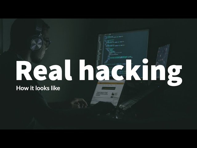 How hacking actually looks like.