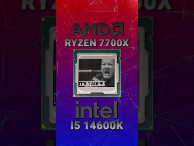 Intel Core i5-14600K vs AMD Ryzen 7 7700X #benchmark #amdvsintel #cpu