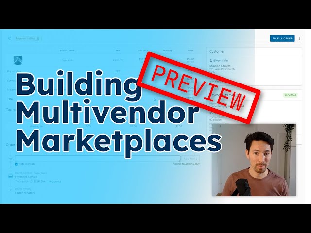 Vendure v2: Building a multivendor marketplace