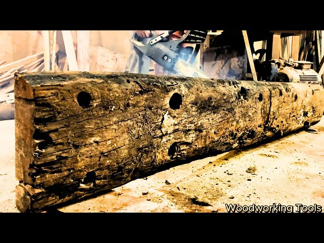 Crafting Unique Furniture from Recycled Wood of Old Fishing Boats | Upcycling Driftwood from the Sea
