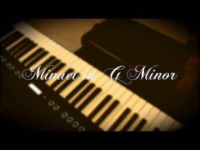 Minuet in G Minor(Bach BWV Anh 115) - Christian Petzold