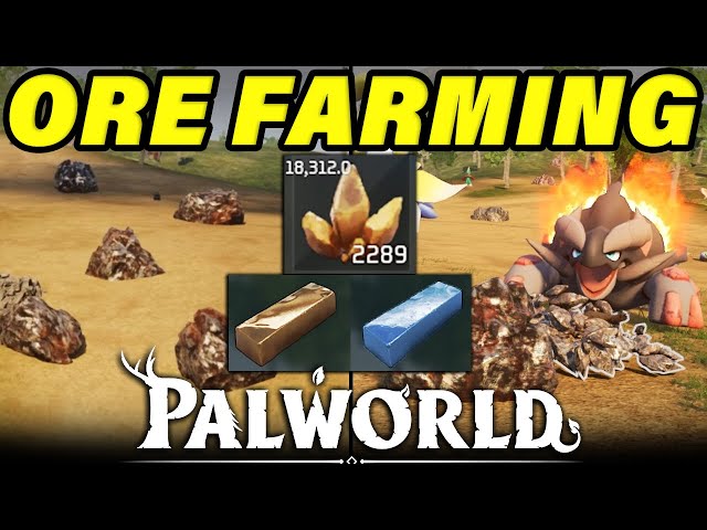 BUILD A PALWORLD ORE MINING BASE IMMEDIATELY! Best Palworld Ore and Ingot Guide!