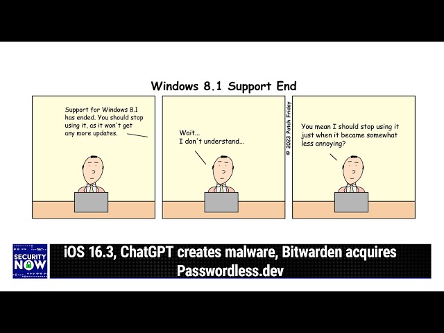 Credential Reuse - iOS 16.3, ChatGPT creates malware, Bitwarden acquires Passwordless.dev