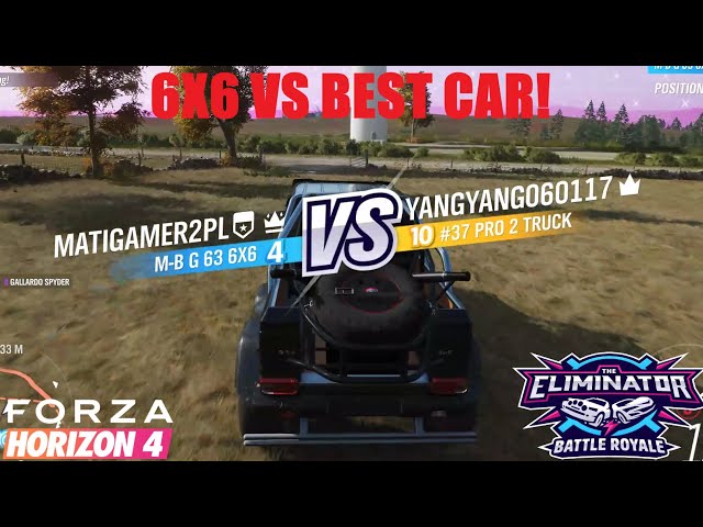 I BEAT BEST ELIMINATOR CAR IN RARE 6X6 AND WON THIS GAME IN THE 6X6! - Forza Horizon 4 | Eliminator