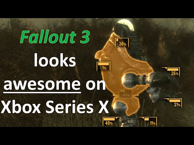 Fallout 3 looks awesome on Xbox Series X