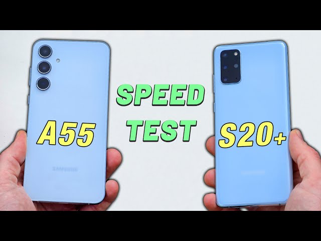 Samsung Galaxy A55 vs Samsung Galaxy S20 Plus Speed Test