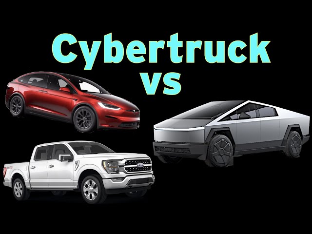 Cybertruck vs. F150 & Model X