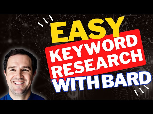 Keyword Research With Google Bard With Gemini Pro