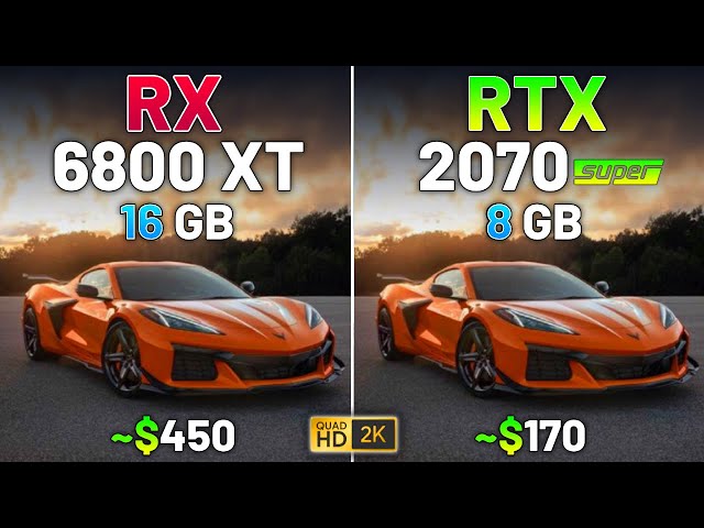 RX 6800 XT vs RTX 2070 SUPER - Test in 20 Games in 2024