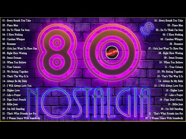 Greatest Hits 1980s Oldies But Goodies Of All Time - Best Songs Of 80s Music Hits Playlist Ever 789