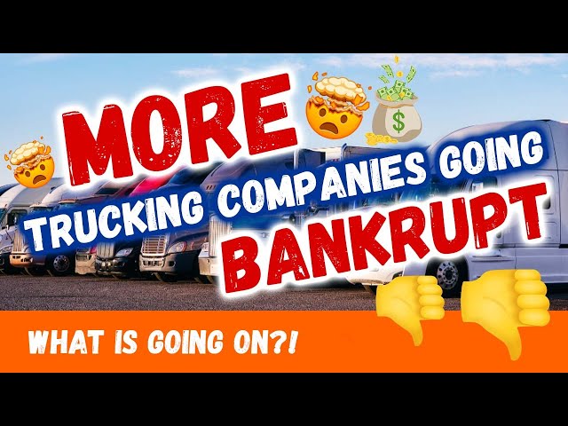 Bankrupt BOOM! 💥 The Process of Going out of Business (How Trucking Giants Are Going Belly Up)