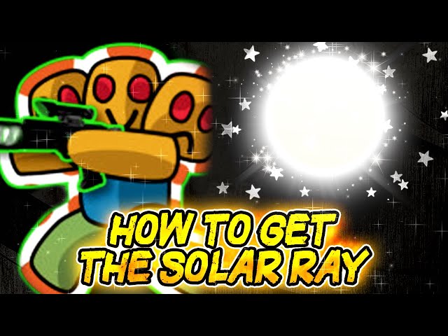 How to get the SOLAR RAY in Survive Area 51 - Roblox