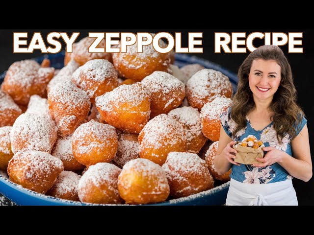 The Easiest Italian DONUTS? Yess!! -  Zeppole Recipe