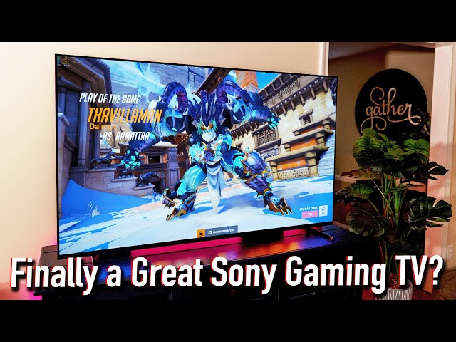 How Good is the Sony A80L OLED TV for Gaming?