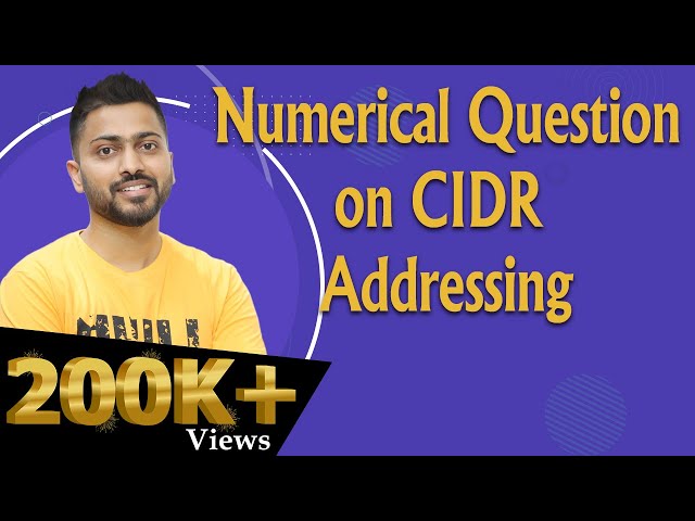 Lec-51: Numerical Question on CIDR | Classless Addressing | Very Imp for all Competitive Exams