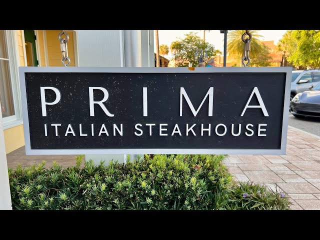 Eating at Prima Italian Steakhouse Restaurant in The Villages, Florida | Restaurant in the Villages
