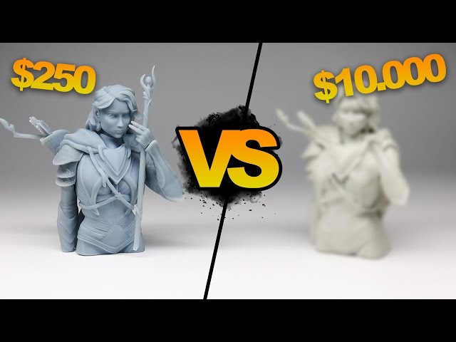 Comparing $10,000 to $250 3D printers using Fiverr!