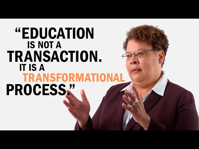 Education is transformational, ft Vivian Nixon, executive director, College & Community Fellowship