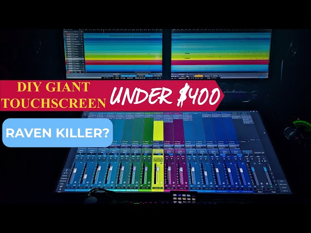 How To Make a 50" Touchscreen Console | UNDER $400 DIY