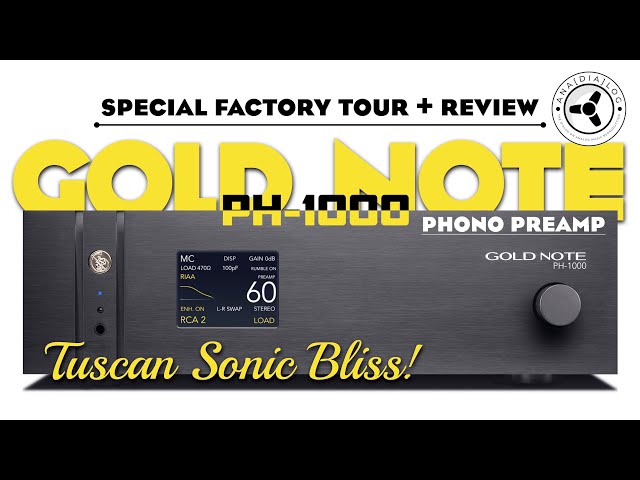 Gold Note tour + PH-1000 phono preamp: Tuscan sonic bliss!