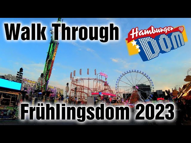 Hamburger Dom | Full walking tour of Frühlingsdom 2023 | [Walk Through]