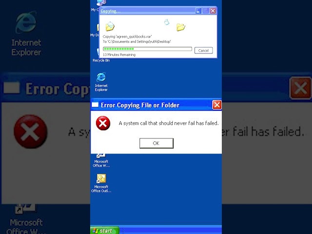Favorite Windows XP Error