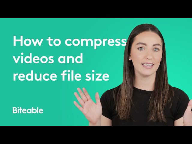 How to compress videos and reduce file size